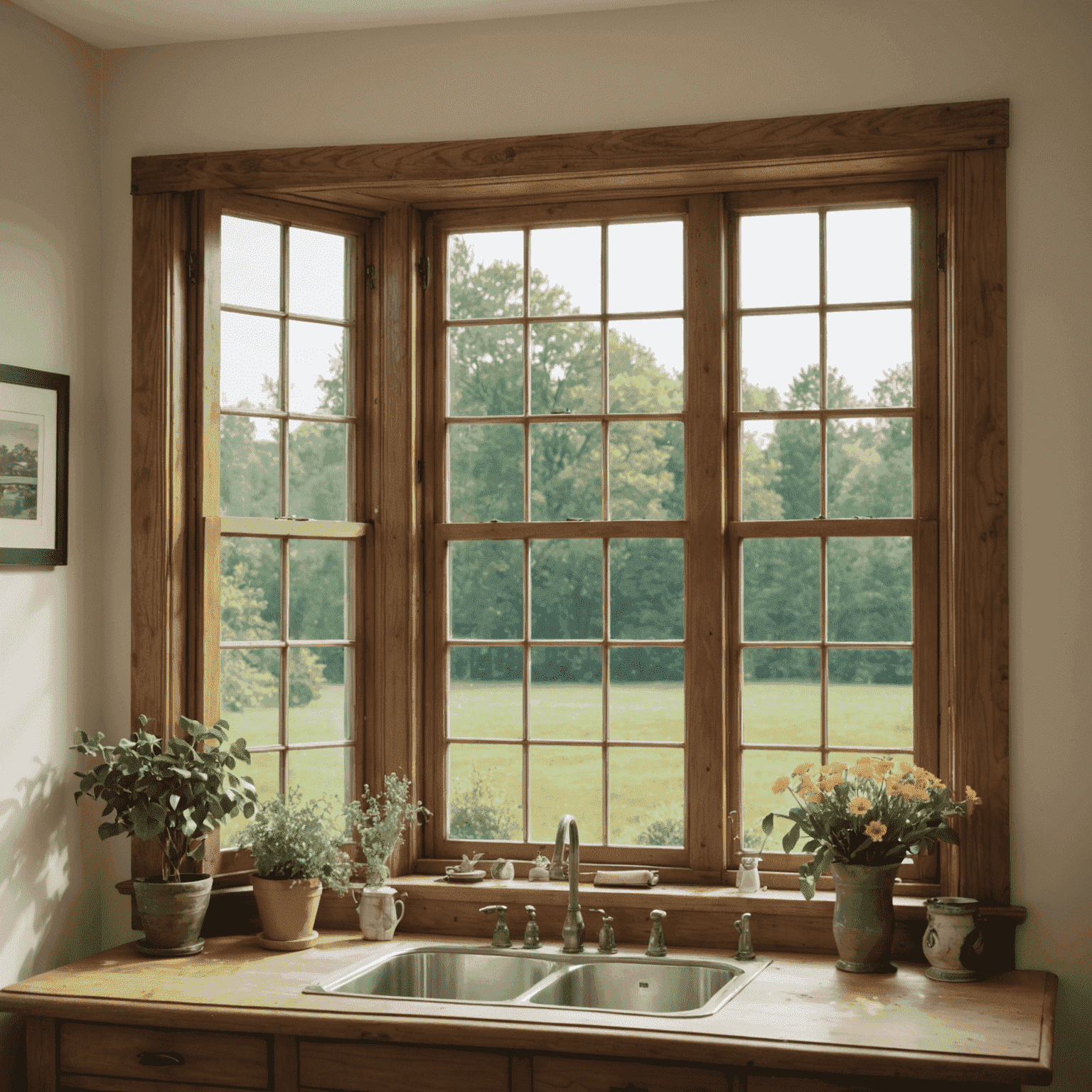 Various common window problems such as sticking frames and drafty panes, illustrating the issues discussed in the blog post